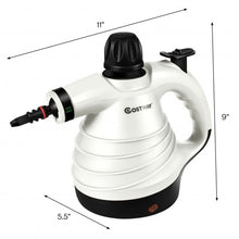 Load image into Gallery viewer, 1050W Portable Multipurpose Pressurized Handheld Steam Cleaner-White