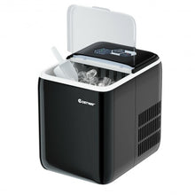 Load image into Gallery viewer, 44 lbs Portable Countertop Ice Maker Machine with Scoop-Black