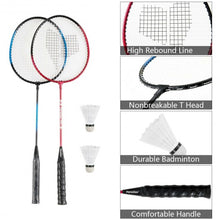Load image into Gallery viewer, Portable Badminton Set Folding Tennis Badminton Volleyball Net