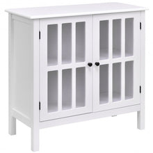 Load image into Gallery viewer, Glass Door Sideboard Console Storage Buffet Cabinet