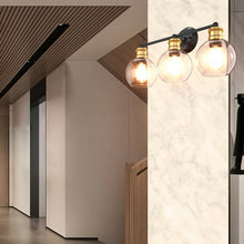 Load image into Gallery viewer, Modern 3-light Bubbled Glass Vanity Light