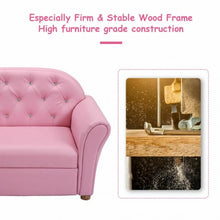 Load image into Gallery viewer, Kids Princess Armrest Chair Lounge Couch
