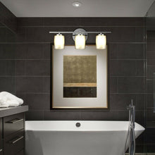 Load image into Gallery viewer, 3-Light Wall Sconce light Fixture w/ Brushed Chrome Finish