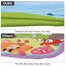 Load image into Gallery viewer, Baby Activity Educational Gym Play Mat with Hanging Toys