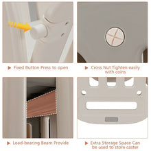 Load image into Gallery viewer, 6-in-1 Baby Bed Crib w/2" Mattress & Space Storage Convertible Toddler Playard