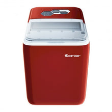 Load image into Gallery viewer, 44 lbs Portable Countertop Ice Maker Machine with Scoop-Red