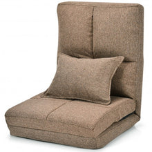 Load image into Gallery viewer, Fold Down Chair Flip Out Lounger w/ Pillow
