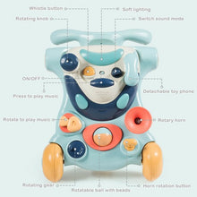 Load image into Gallery viewer, 2-in-1 Baby Walker with Activity Center -Blue