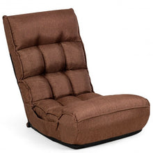 Load image into Gallery viewer, 4-Position Adjustable Floor Chair Folding Lazy Sofa