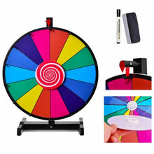 Load image into Gallery viewer, 24" Editable 14 Slot Fortune Spinning Game Tabletop