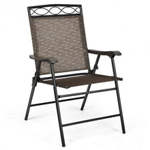 Load image into Gallery viewer, Set of 4 Patio Folding Chairs