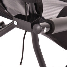 Load image into Gallery viewer, Outdoor High Back Folding Beach Chair-Black