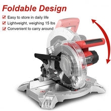 Load image into Gallery viewer, 8" Single Bevel Sliding Glide 5500RPM Compound Miter Saw