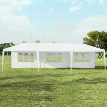 Load image into Gallery viewer, 10' x 30' Outdoor Party Wedding 5 Sidewall Tent Canopy Gazebo