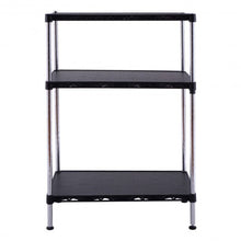 Load image into Gallery viewer, 3-Tiers Adjustable Storage Rack Display Shelf