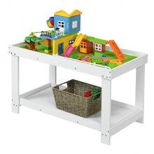 Load image into Gallery viewer, Solid Multifunctional Wood Kids Activity Play Table-White