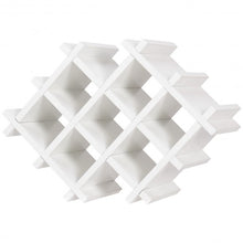 Load image into Gallery viewer, Set of 5 Wall Mount Wine Rack Set w/ Storage Shelves-White