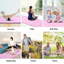 Load image into Gallery viewer, 4' x 10' x 2" Thick Folding Panel Aerobics Exercise Gymnastics Mat-Pink