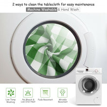 Load image into Gallery viewer, 2 Pcs Stain Resistant and Wrinkle Resistant Table Cloth-Green