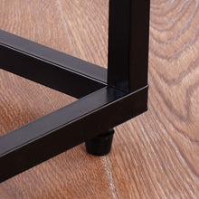 Load image into Gallery viewer, Sofa End Table Coffee Side Table with Glass Top