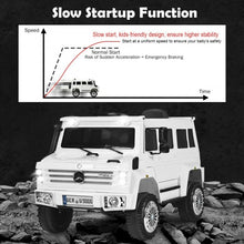 Load image into Gallery viewer, 12V Off Road Mercedes-Benz Unimog Ride On Car-White