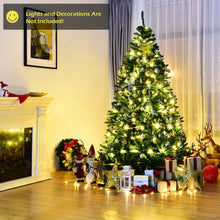Load image into Gallery viewer, 7.5 Ft Hinged Artificial Christmas Tree with Solid Metal Stand