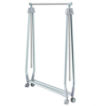 Load image into Gallery viewer, Extendable Foldable Heavy Duty Clothing Rack with Hanging Rod