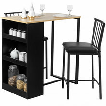 Load image into Gallery viewer, 3 Piece Counter Height Pub Dining Set-Natural