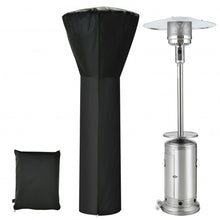 Load image into Gallery viewer, Patio Standing Propane Heater Cover Waterproof with Zipper and Bag-Black
