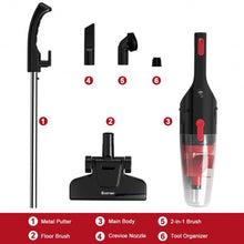Load image into Gallery viewer, 6-in-1 600W Corded Handheld Stick Vacuum Cleaner