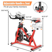 Load image into Gallery viewer, Exercise Cycling Bike with Stationary Belt Drive Indoor for Gym Home