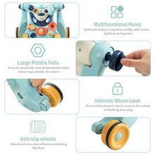 Load image into Gallery viewer, 2-in-1 Baby Walker with Activity Center -Blue