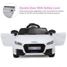 Load image into Gallery viewer, 12V Audi TT RS Electric Remote Control MP3 Kids Riding Car-White