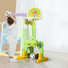 Load image into Gallery viewer, 6 in 1 Climber Swing Basketball Hoop Football Gate