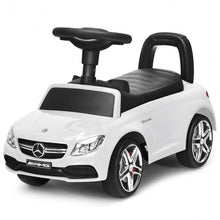 Load image into Gallery viewer, Mercedes Benz Licensed Kids Ride On Push Car-White