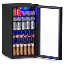 Load image into Gallery viewer, 120 Can Beverage Mini Refrigerator w/ Glass Door