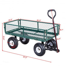 Load image into Gallery viewer, Heavy Duty Garden Utility Cart Wagon Wheelbarrow