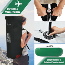 Load image into Gallery viewer, Inflatable Kayak Includes Aluminum Paddle with Hand Pump for 1 Person-Green