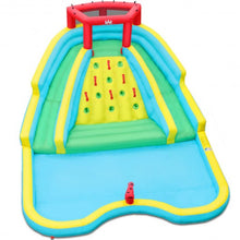 Load image into Gallery viewer, Double Side Inflatable Water Slide Park with Climbing Wall