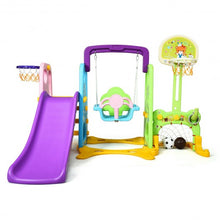 Load image into Gallery viewer, 6 in 1 Climber Swing Basketball Hoop Football Gate
