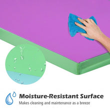 Load image into Gallery viewer, Gymnastics PU Mat Thick Folding Panel Gym Fitness Exercise-Multicolor