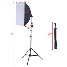 Load image into Gallery viewer, 2 x 85W Continuous Bulb Light Softbox Photography Lighting Kit