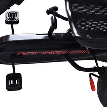 Load image into Gallery viewer, Outdoor Kids 4 Wheel Pedal Powered Riding Kart Car-Black