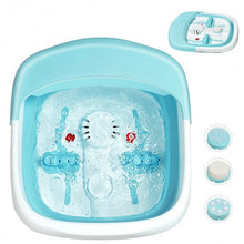 Load image into Gallery viewer, Foot Spa Bath Motorized Massager with Heat Red Light-Green