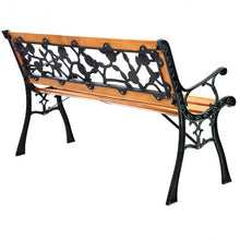 Load image into Gallery viewer, GOPLUS 49 1/2" Patio Park Garden Porch Chair Bench