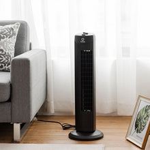 Load image into Gallery viewer, Fantask 35W 28" Quiet Bladeless Oscillating Tower Fan-Black