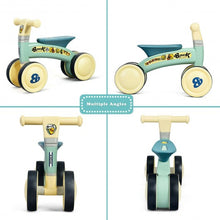 Load image into Gallery viewer, 4 Wheels Toddler Balance Bike No Pedal-Green