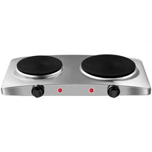 Load image into Gallery viewer, 1800W Double Hot Plate Electric Countertop Burner