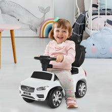 Load image into Gallery viewer, 3 in 1 Kids Ride On Push Car Stroller-White
