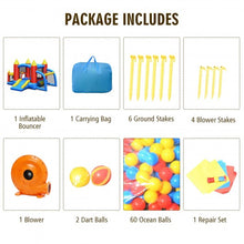 Load image into Gallery viewer, Kid Inflatable Bounce House Slide Jumping Castle